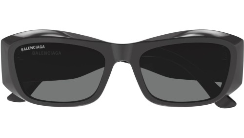 Balenciaga BB0397SA - 004 - 54 Lunettes de soleil Gris Angulaire