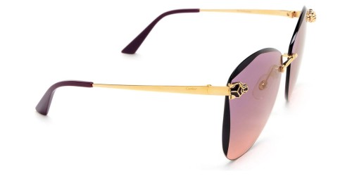 Cartier CT0398S - 003 - 62 Lunettes de soleil Or Papillon