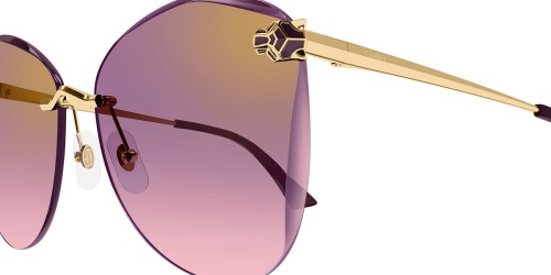 Cartier CT0398S - 003 - 62 Lunettes de soleil Or Papillon
