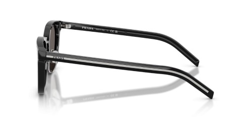 PRADA PR C01SD - 16K731 - 52 Lunettes de soleil Noir Coussin arrondi