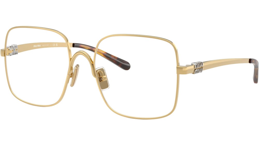 MIU MIU MU 51YV - 5AK1O1 - 53 Cadres optiques Or Angulaire