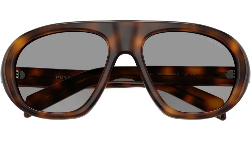 PRADA PR C05S - 20D50Q - 57 Lunettes de soleil Genévrier écaille Pilote (Aviateur)
