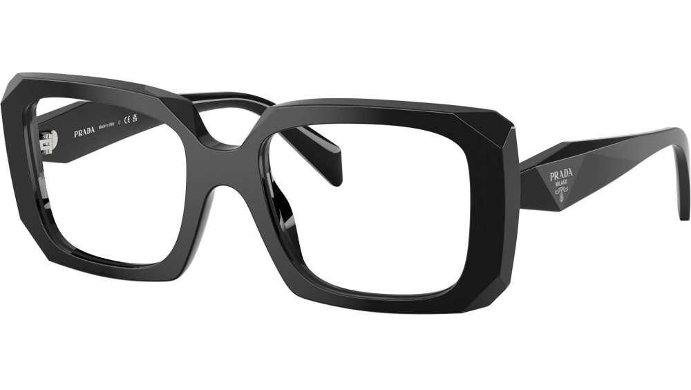 PRADA PR C09V - 16K1O1 - 53 Cadres optiques Noir Angulaire