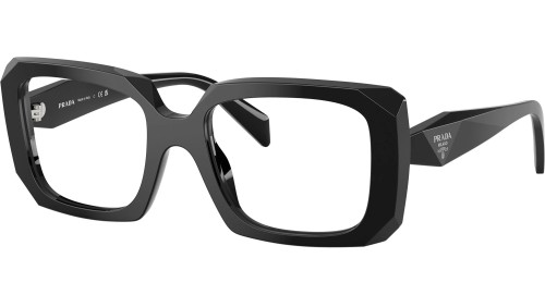 PRADA PR C09V - 16K1O1 - 53 Cadres optiques Noir Angulaire
