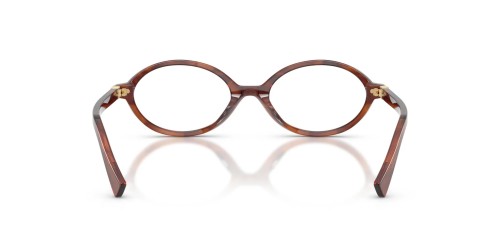 MIU MIU MU 01XV - 26E1O1 - 50 Cadres optiques Rayé tabac Ovale