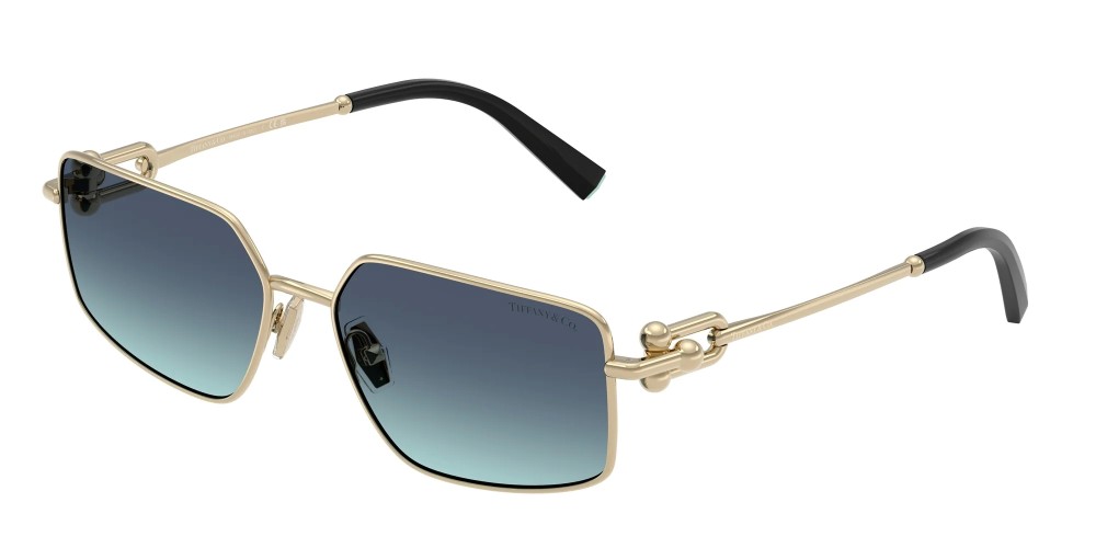 TIFFANY & CO. TF3111 - 62029S - 58 Lunettes de soleil Or pâle Angulaire