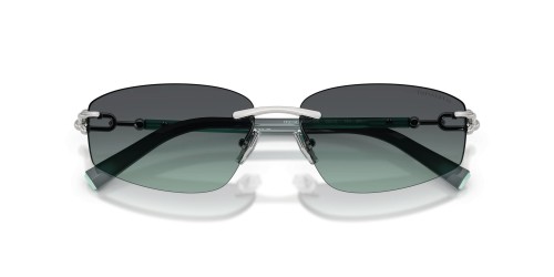 TIFFANY & CO. TF3114 - 60012G - 59 Lunettes de soleil Argent Angulaire