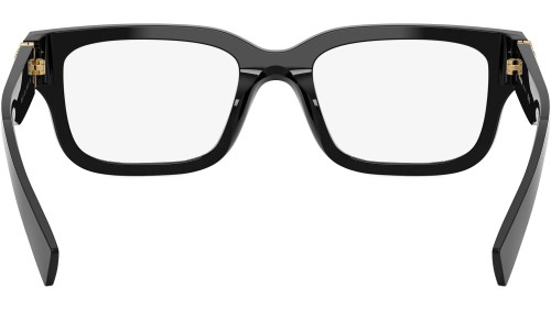 MIU MIU MU 02YV - 16K1O1 - 53 Cadres optiques Noir Angulaire