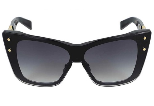 Balmain BPS-106 ARMOUR - A - 150 Lunettes de soleil Marron, Blanc Œil de chat