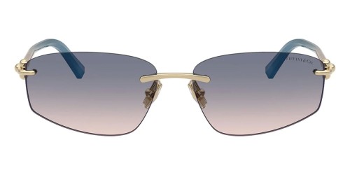 TIFFANY & CO. TF3114 - 619116 - 59 Lunettes de soleil Or pâle Angulaire/Adouci