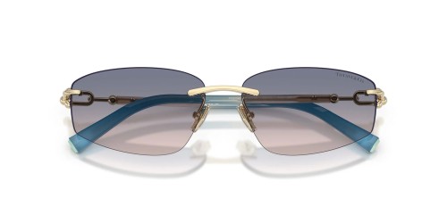 TIFFANY & CO. TF3114 - 619116 - 59 Lunettes de soleil Or pâle Angulaire/Adouci