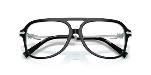TIFFANY & CO. TF2283 - 8055 - 54 Cadres optiques Noir sur tiffany-bleu Pilote (Aviateur)