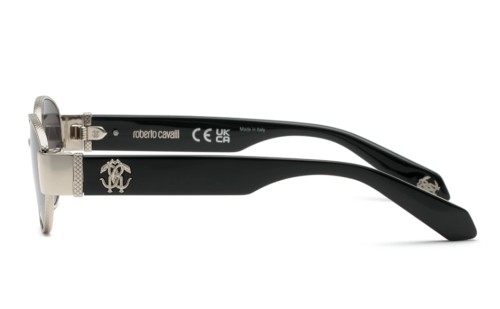Roberto Cavalli SRC140M - 0579 - 54 Lunettes de soleil Palladium brillant Ovale