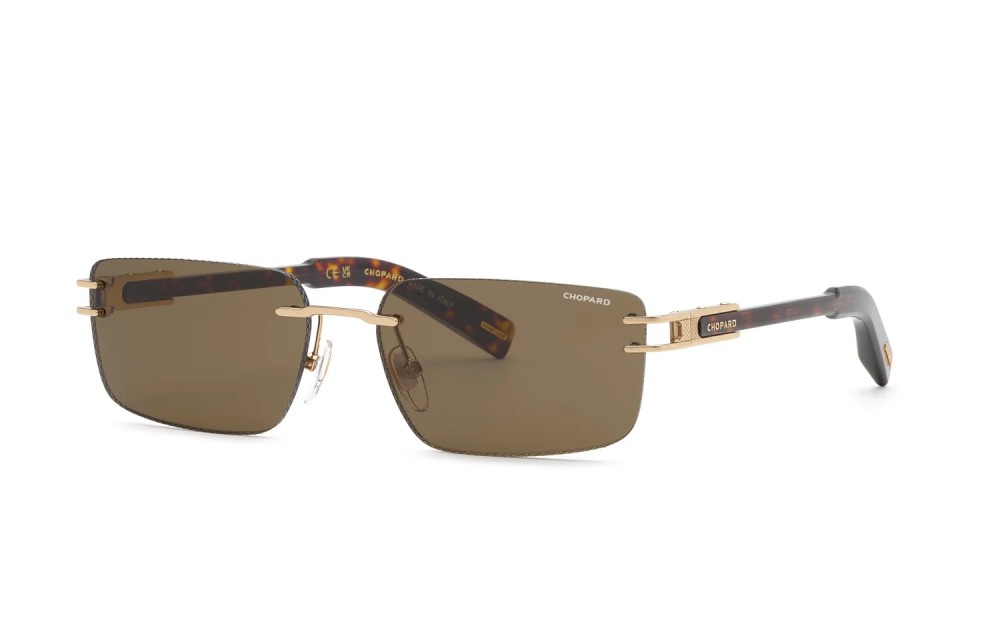 Chopard SCHM32 - 0300 - 60 Lunettes de soleil Or rose brillant Rectangle