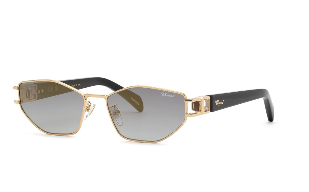 Chopard SCHM13S - 300G - 58 Lunettes de soleil Or rose brillant Œil de chat