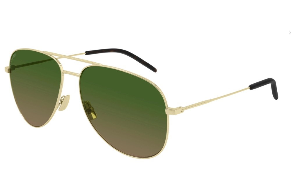 Saint Laurent SL CLASSIC 11 - 052 - 59 Lunettes de soleil Or Pilote (Aviateur)