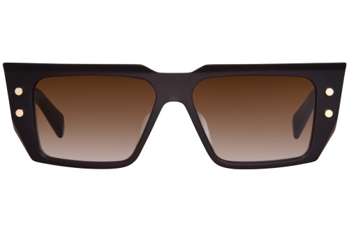 Balmain BPS-128 B-VI - F - 54 Lunettes de soleil Marron Angulaire