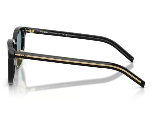 PRADA PR C01SD - 16K04D - 52 - AVEC DES VERRES POLARISÉS Lunettes de soleil Noir Œil de chat