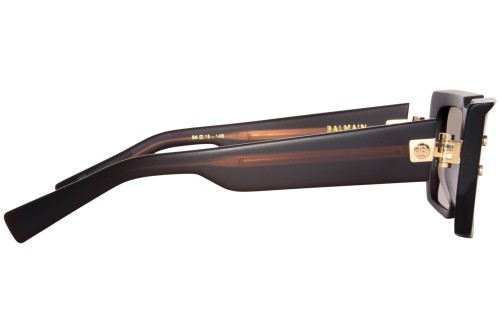 Balmain BPS-128 B-VI - F - 54 Lunettes de soleil Marron Angulaire