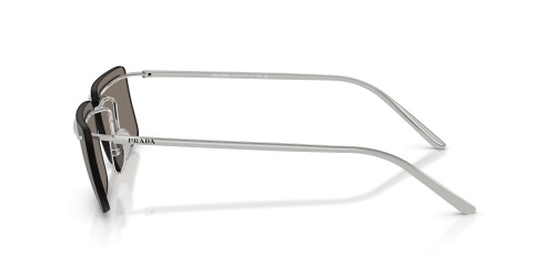 PRADA PR C53S - 1BC60N - 60 Lunettes de soleil Argent Rectangle