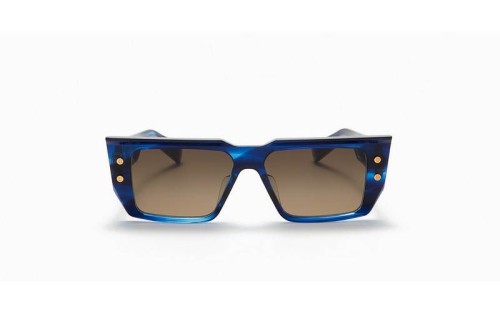 Balmain BPS-128 B-VI - C - 54 Lunettes de soleil Bleu Angulaire