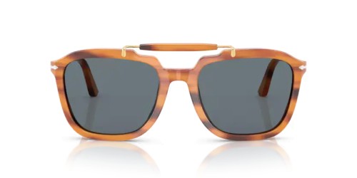 Persol PO0203S - 960/R5 - 57 Lunettes de soleil Rayé marron Angulaire