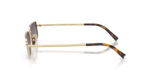 PRADA PR A60S - ZVN30C - 59 Lunettes de soleil Or pâle Rectangle