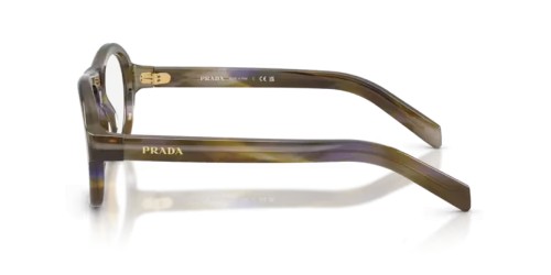 PRADA PR C12V - 23G1O1 - 54 Cadres optiques Rayé lagune Pilote (Aviateur)