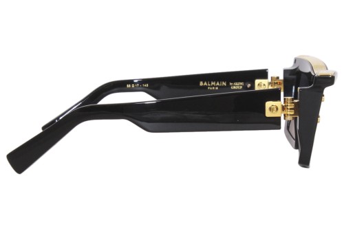 Balmain BPS-131 B-VII - A - 55 Lunettes de soleil Or, Noir Angulaire