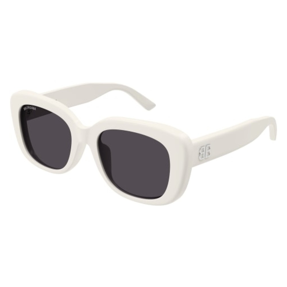 Balenciaga BB0294SK - 003 - 55 Lunettes de soleil Blanc Carré