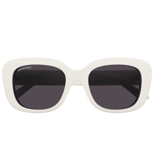 Balenciaga BB0294SK - 003 - 55 Lunettes de soleil Blanc Carré