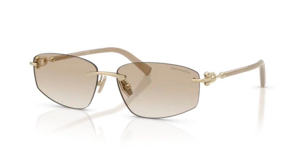 TIFFANY & CO. TF3114 - 602111 - 59 Lunettes de soleil Or pâle Irrégulier