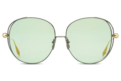 Dita AROHZ DTS156-A - 03 - 63 Lunettes de soleil Or Coussin arrondi
