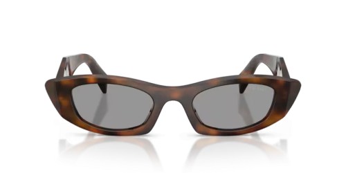 PRADA PR B16S - 20D50Q - 50 Lunettes de soleil Genévrier écaille Ovale
