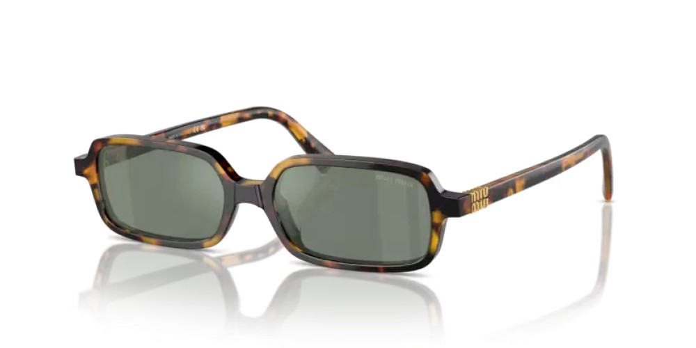 MIU MIU MU 11ZS - VAU04M - 51 Lunettes de soleil Havane miel Rectangle