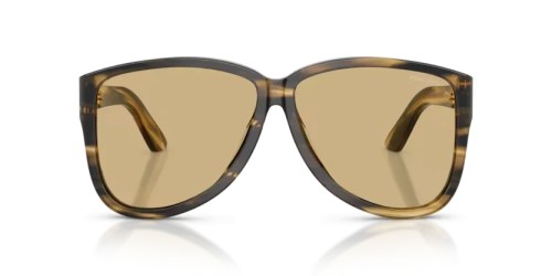 MIU MIU MU A08S - 25E1OR - 61 Lunettes de soleil Rayé loden Pilote (Aviateur)