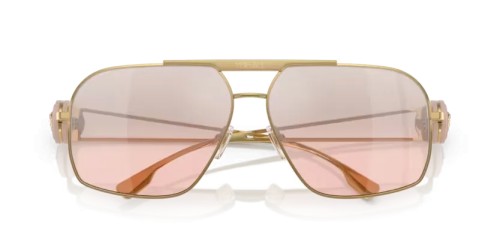 VERSACE VE2269 - 10027E - 62 Lunettes de soleil Or Irrégulier