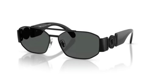 VERSACE VE2287 - 126187 - 58 Lunettes de soleil Noir mat Irrégulier