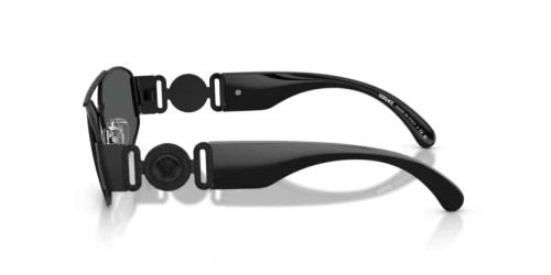 VERSACE VE2287 - 126187 - 58 Lunettes de soleil Noir mat Irrégulier