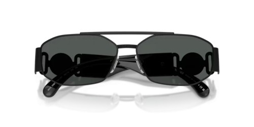 VERSACE VE2287 - 126187 - 58 Lunettes de soleil Noir mat Irrégulier