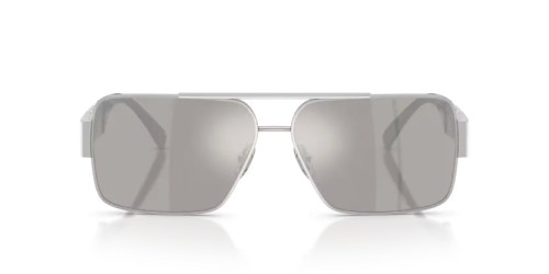 VERSACE VE2290 - 10016G - 61 Lunettes de soleil Argent Rectangle
