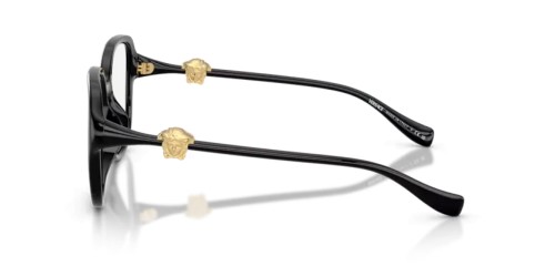 VERSACE VE3386D - GB1 - 55 Cadres optiques Noir Angulaire