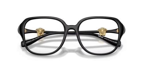 VERSACE VE3386D - GB1 - 55 Cadres optiques Noir Angulaire