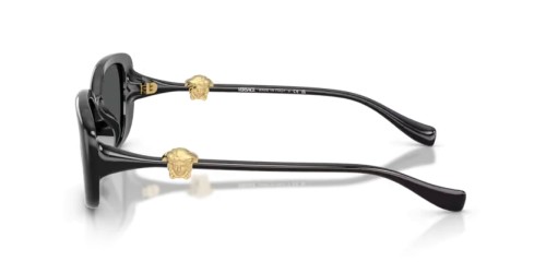 VERSACE VE4504D - GB1/87 - 56 Lunettes de soleil Noir Coussin