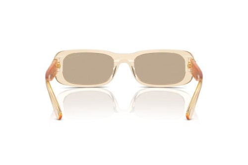 MIU MIU MU 08ZS - ​11T40F - ​53 Lunettes de soleil Transparent sable Angulaire