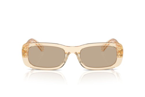 MIU MIU MU 08ZS - ​11T40F - ​53 Lunettes de soleil Transparent sable Angulaire