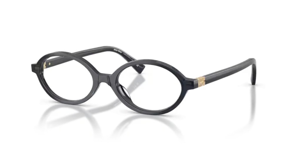 MIU MIU MU 01XV - 08Q1O1 - 50 Cadres optiques Cristal bleu Ovale