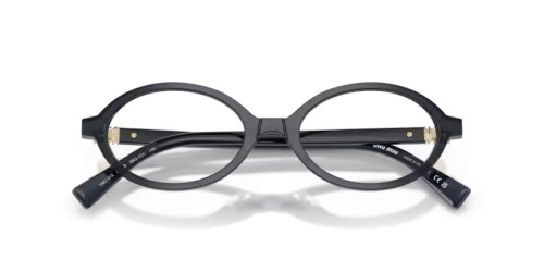 MIU MIU MU 01XV - 08Q1O1 - 50 Cadres optiques Cristal bleu Ovale