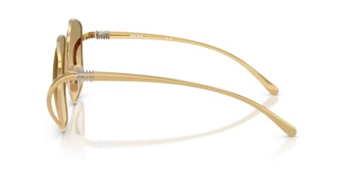 MIU MIU MU A57S - 5AK20S - 57 Lunettes de soleil Or Angulaire