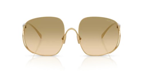 MIU MIU MU A57S - 5AK20S - 57 Lunettes de soleil Or Angulaire